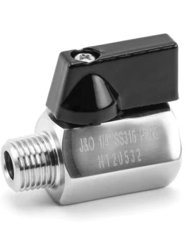 Data Center Cooling Water Leak Free Male Female Mini Ball Valve
